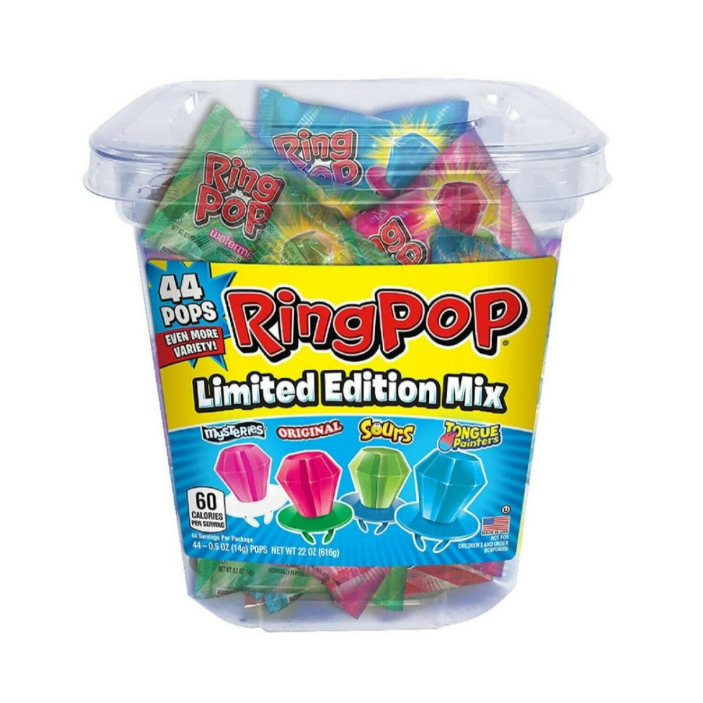 Chupetas Ring Pop 44 Und Limited Edition Mix 616g