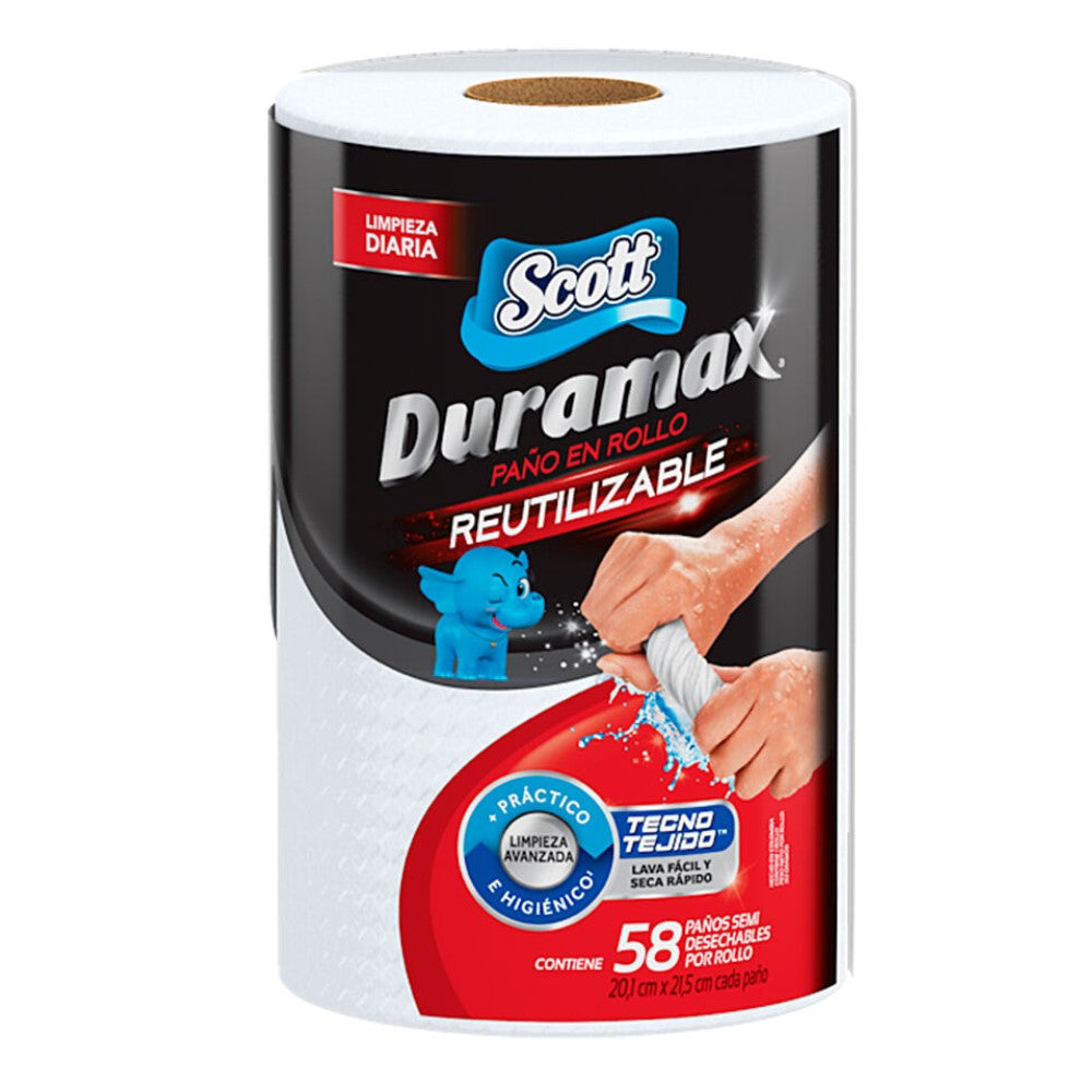 Toallin Scott Duramax Reutilizable 20,1 x 21,5cm 58Paños