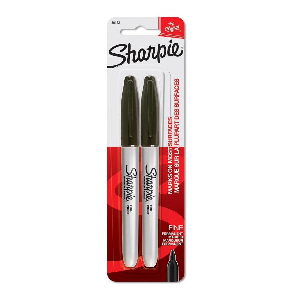 Marcadores Sharpie Fine Permanent Negro 2und