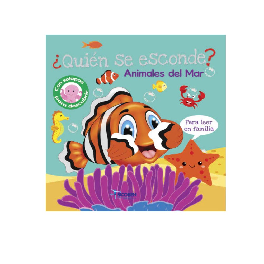 Cuento ¿Quien Se Esconde? Animales del Mar 0+