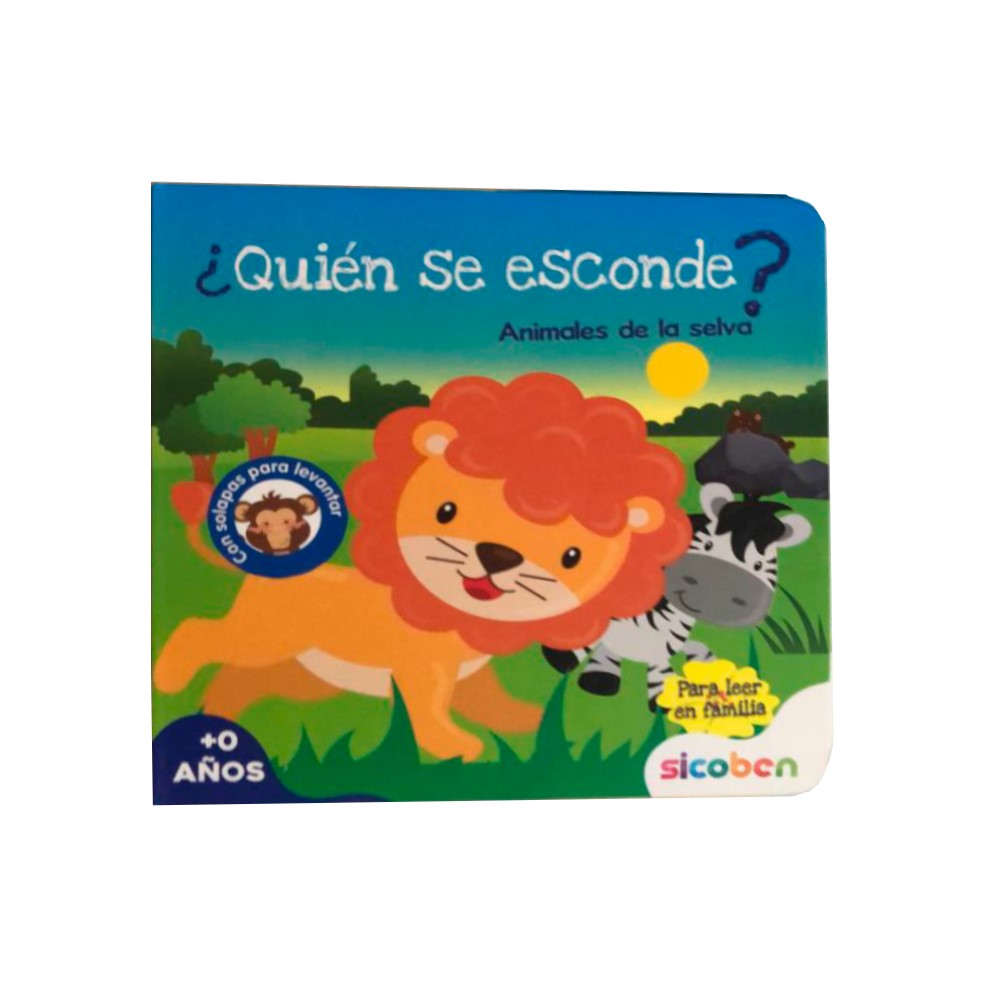 Cuento ¿Quien Se Esconde? Animales de la Selva 0+