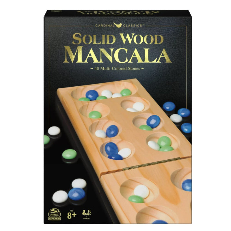 Mancala Solid Wood Mancala 8+