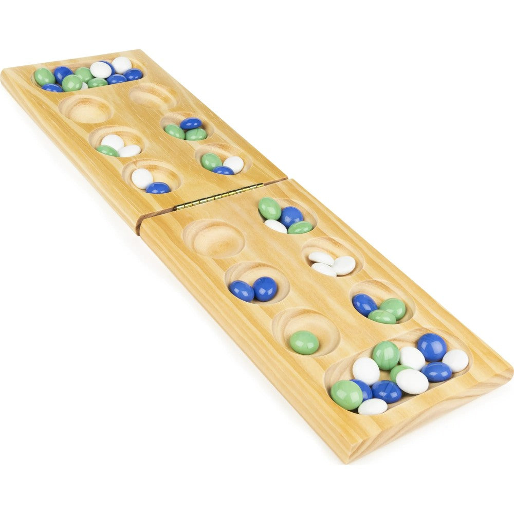 Mancala Solid Wood Mancala 8+