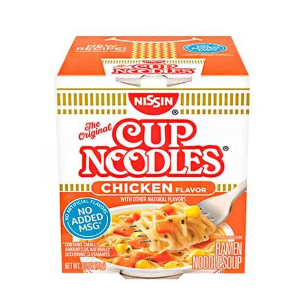 Nissin Cup Noodles 24 Unidades Chicken Flavor 71g