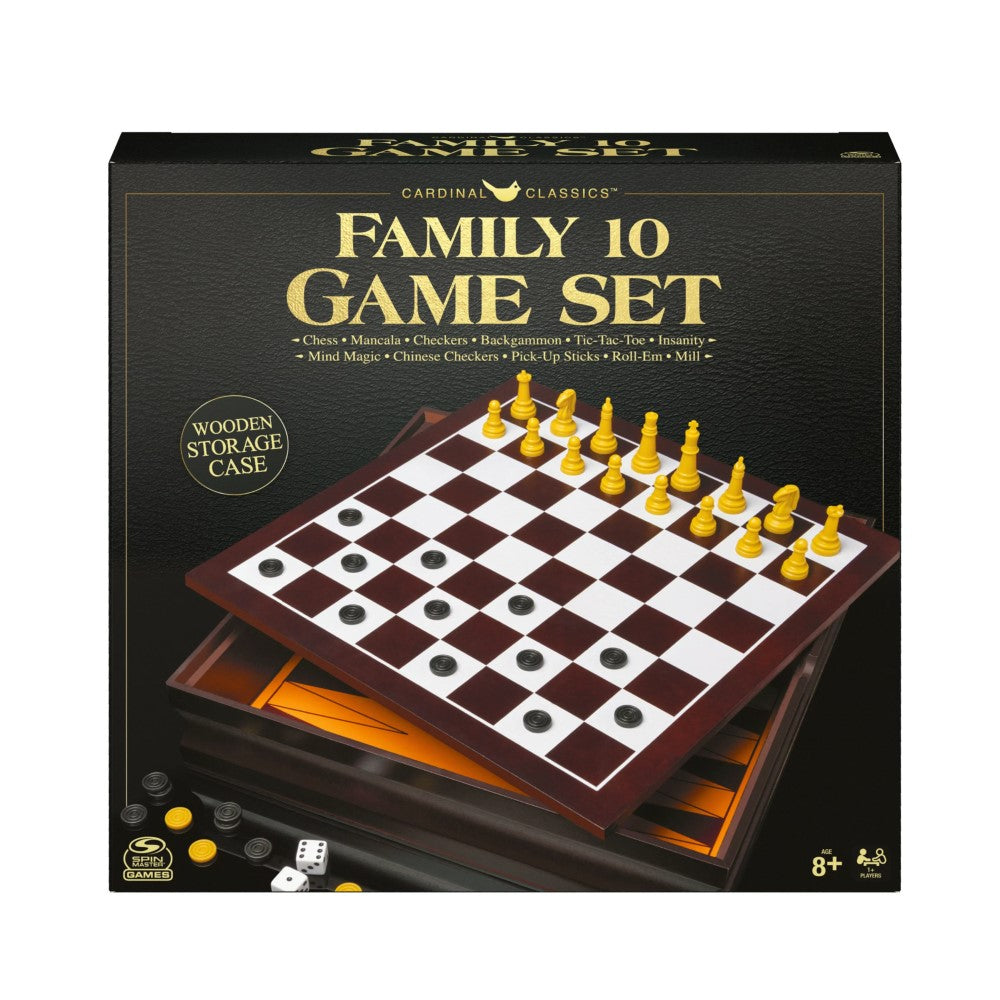 Set de 10 Juegos de Madera Para Familia 8+