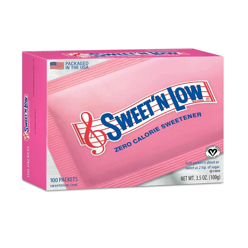 Sweet'n Low Zero Calorie Sweetener 100 Paquetes
