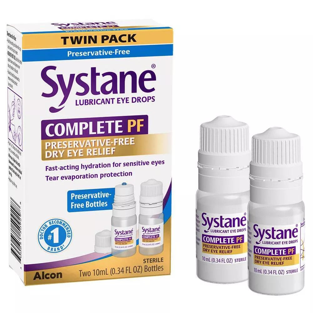 Systane Complete PF 2 Botellas Lubricant Eyes Drops