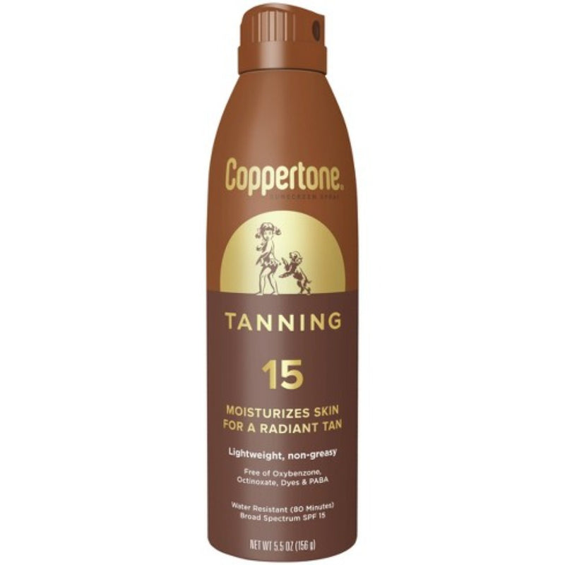 Coppertone Tanning Dry Oil Sunscreen Spray SPF 15 235gr