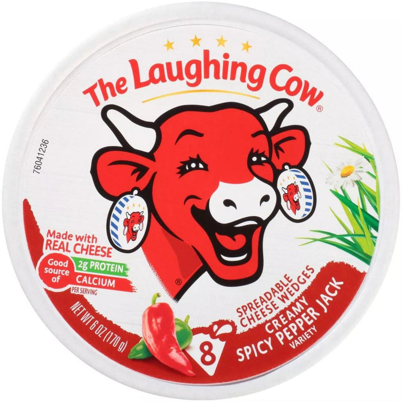 Triagulos de Queso The Laughing Cow Spicy Pepper 170g - Madison Center