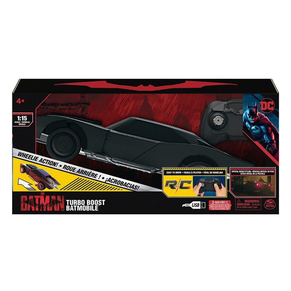 The Batman Turbo a Control Remotro Boost Batmobile 4+