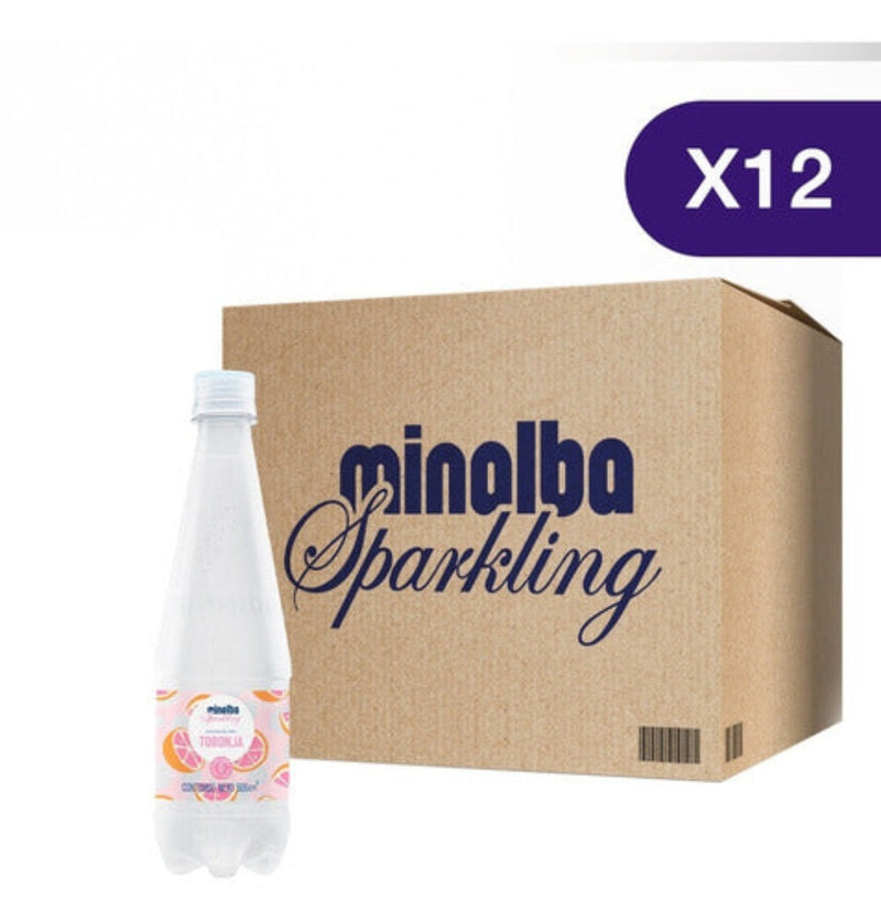 Minalba Sparkling Toronja Pack de 12 Unidades de 500ml