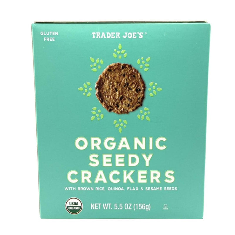 Trader Joeʹs Organic Seedy Crackers Gluten Free 156g