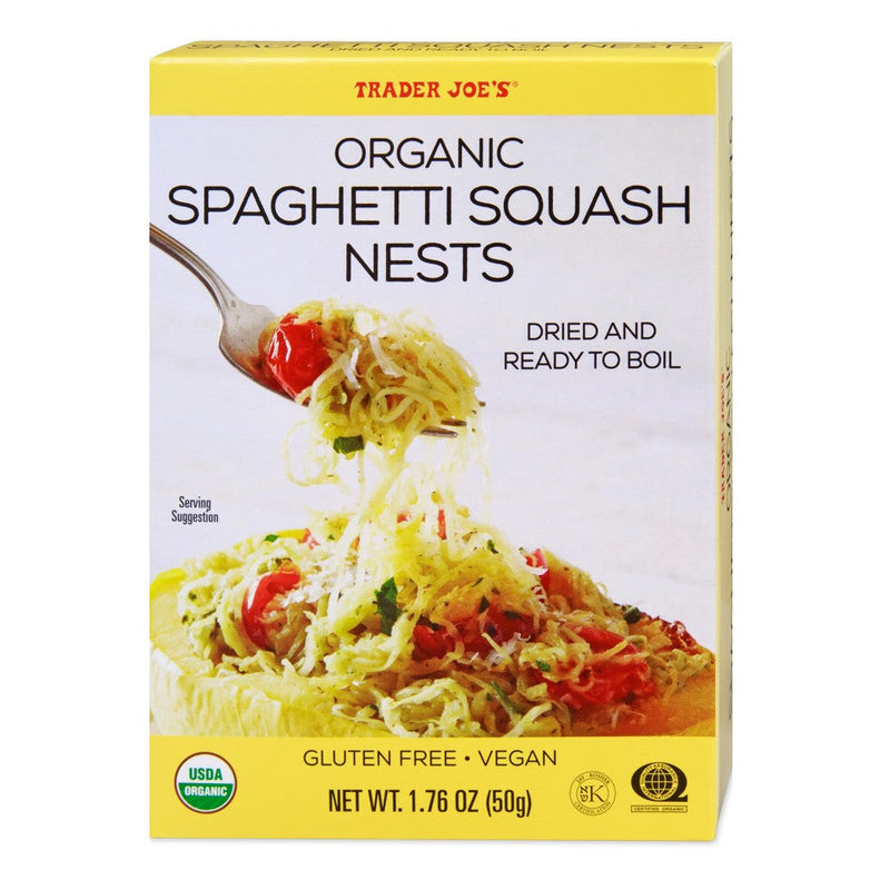 Trader Joeʹs Organic Spaghetti Squash Nests Gluten Free Vegan 50g