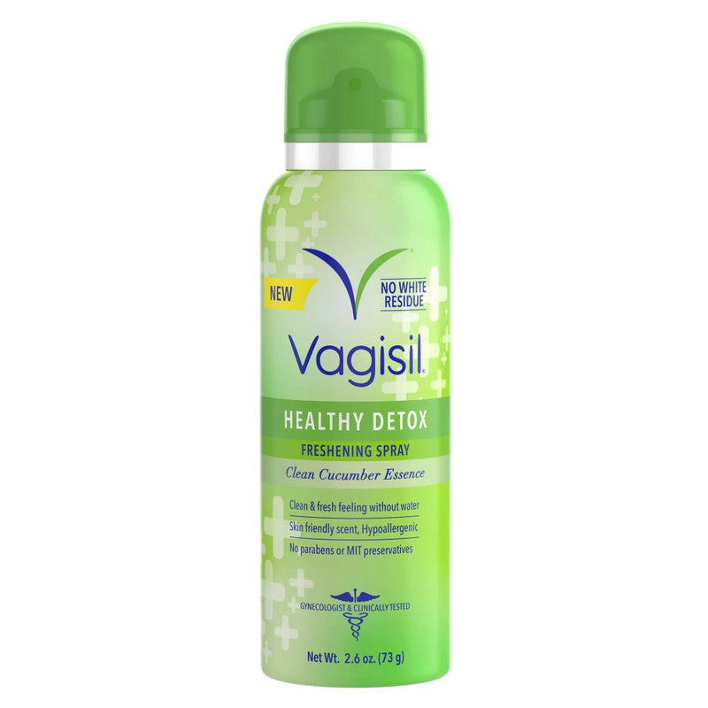 Vagisil Healthy Detox Freshening Spray Clean Cucumber Essence 73g