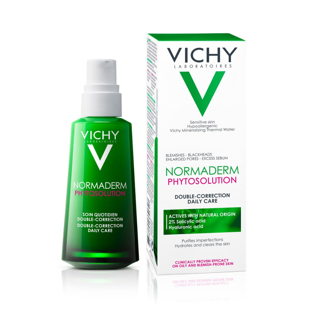 Vichy Normaderm Phytosolution Doble Accion Uso Diario Piel Sensible Agua Termal Mineralizante 50ml