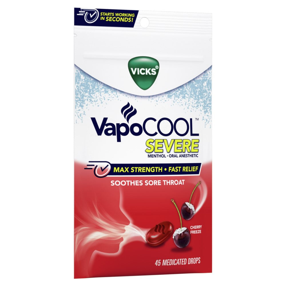 Vicks VapoCool Severe Cherry Freeze 45drops