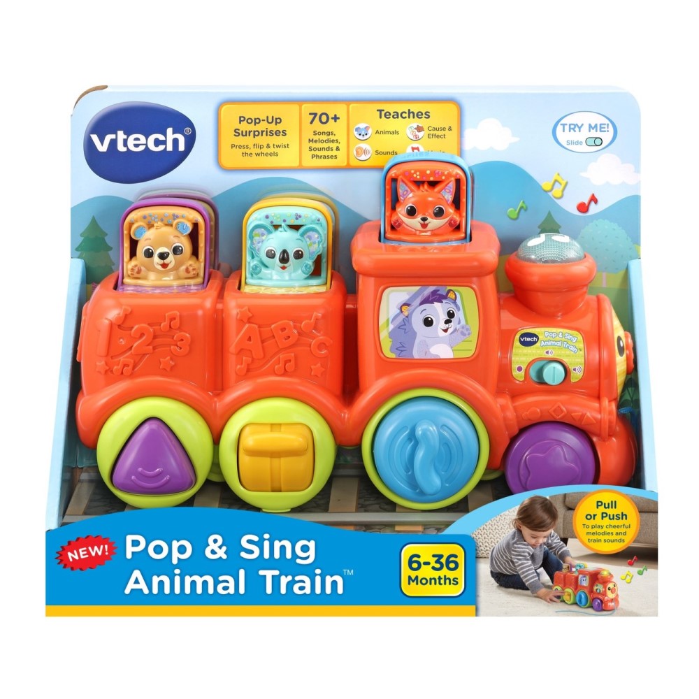 Vtech Pop & Sing Animal Train 6-36m