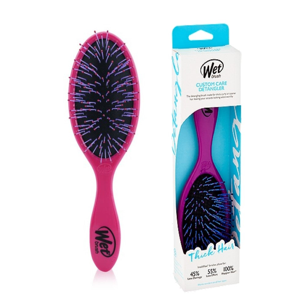 Wet Brush Custom Care Detangler Thick Hair Pink